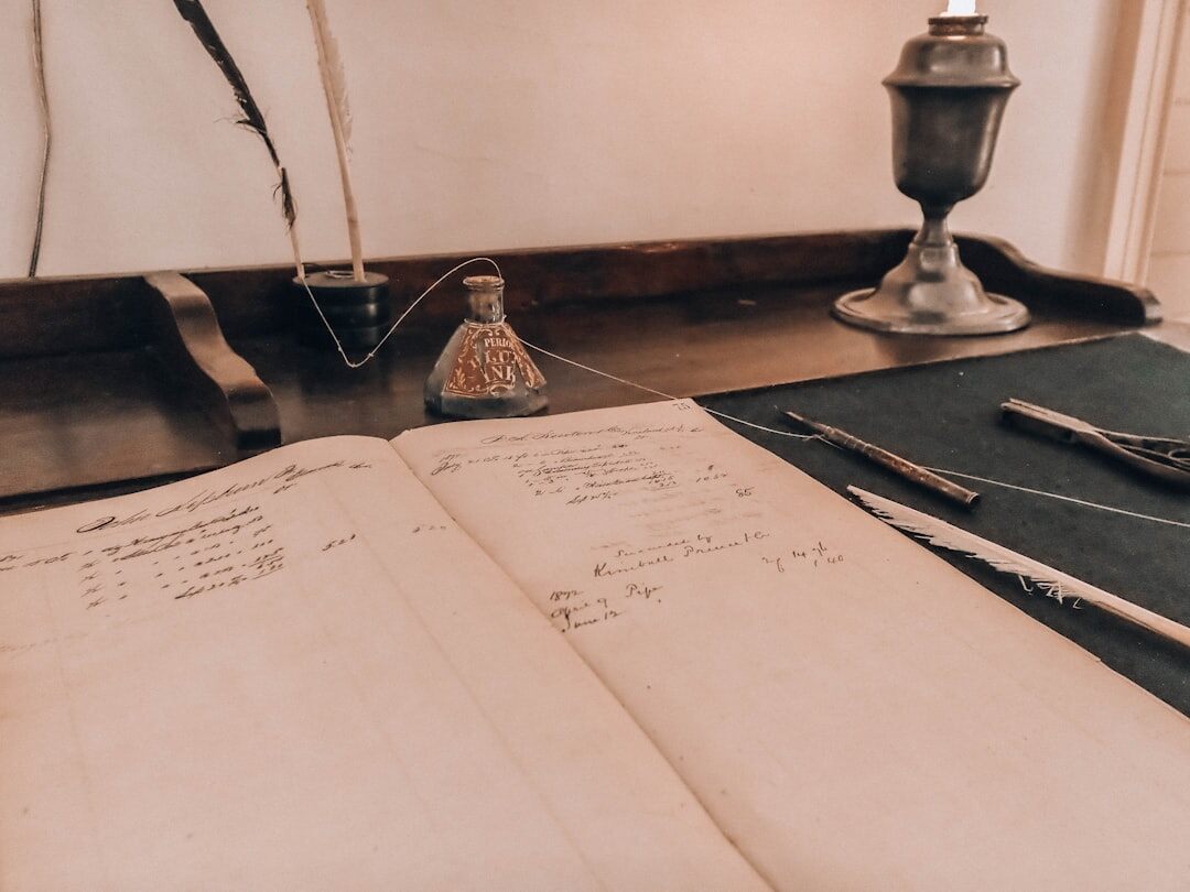 old notebook with ideas