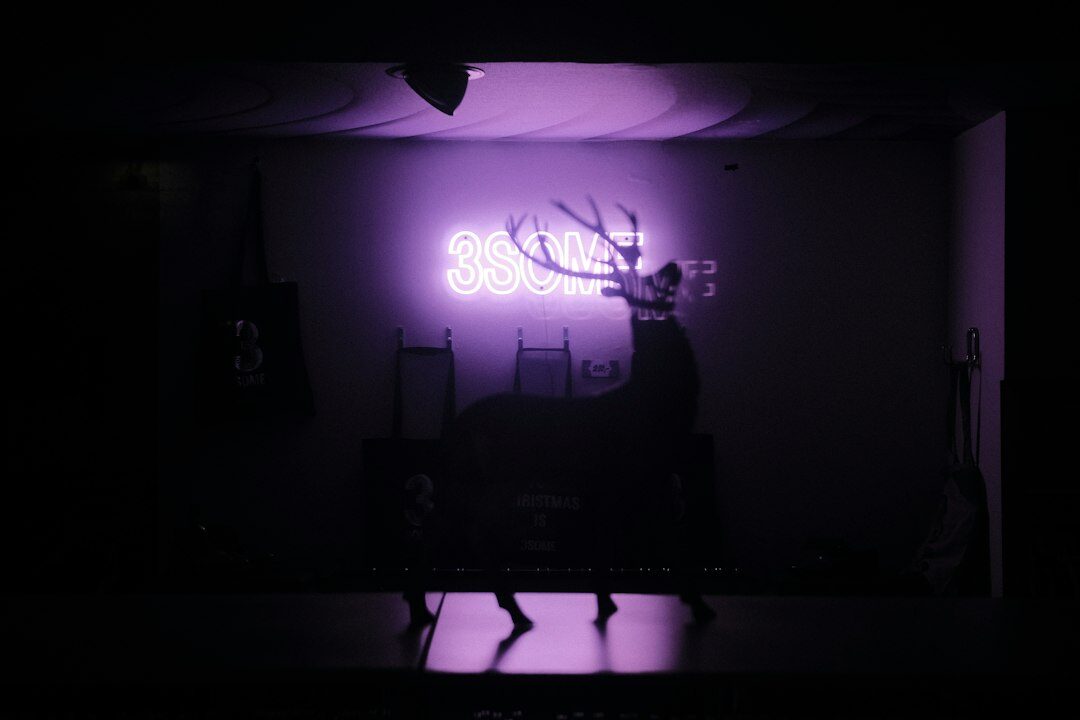 dark mysterious room interior